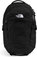 The North Face Women's Recon Everyday Laptop Backpack - Commuter Travel Bag, 18' Laptop Sleeve, Water-Repellent, TNF Black/TNF Black-NPF, One Size