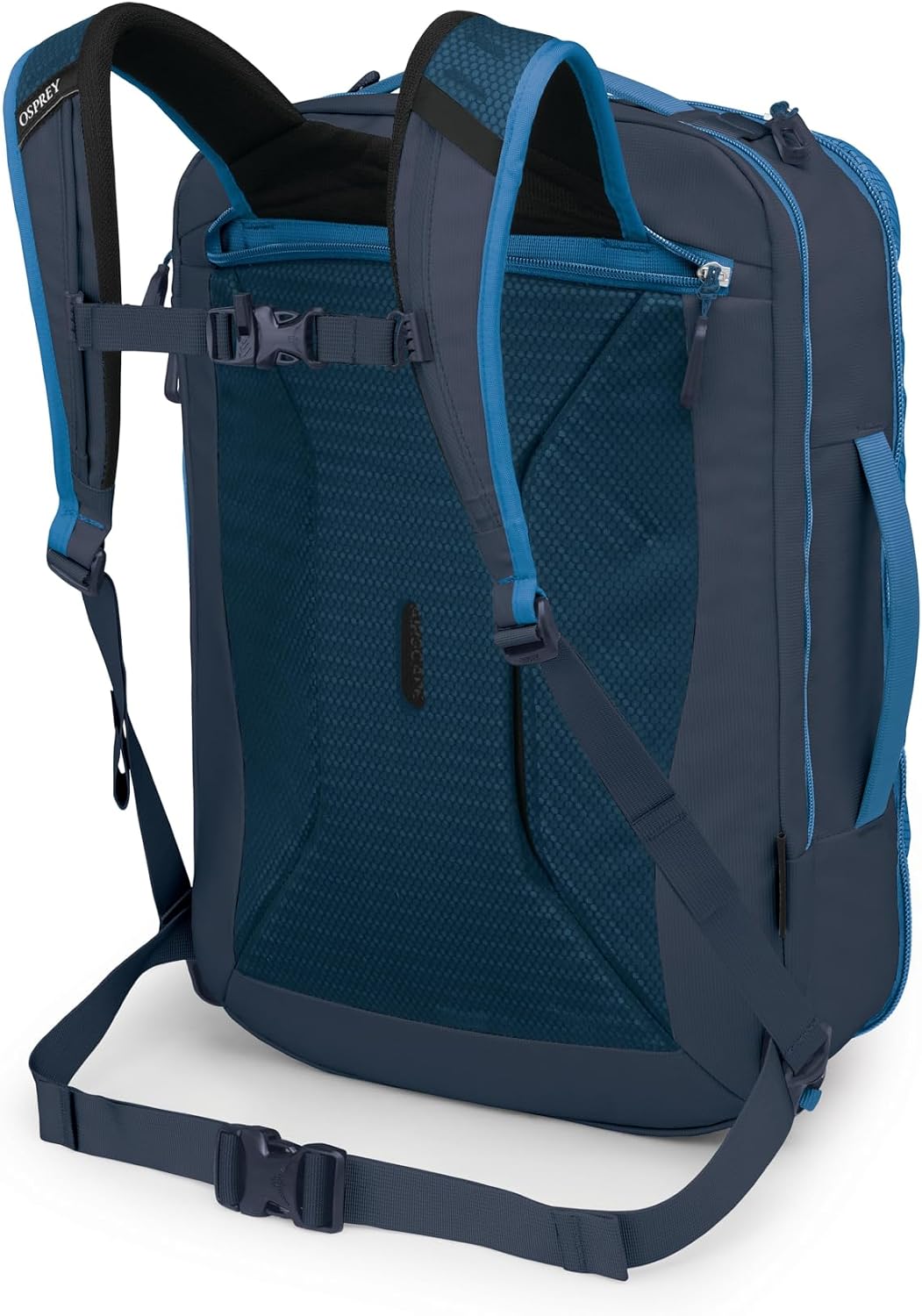 Osprey Transporter 36L Travel Pack, Blue Flame/Nocturnal Blue