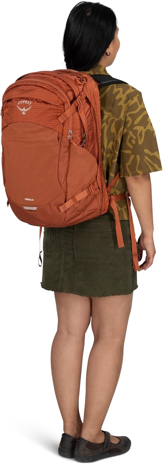 Osprey Nebula Commuter Backpack - Everyday Bag with Laptop Sleeve and Bottle Pockets, Phantom Grey Heather