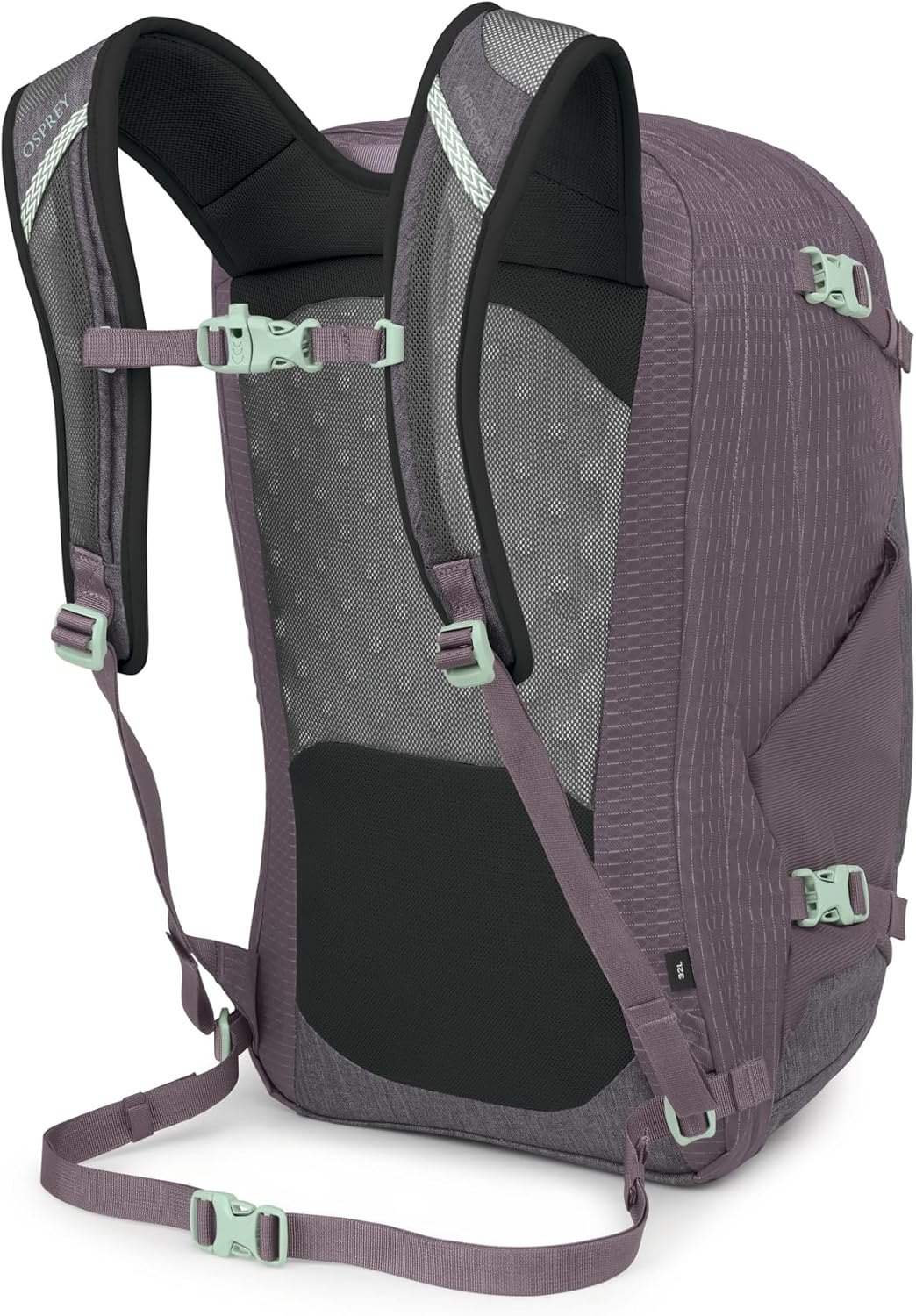 Osprey Nebula Commuter Backpack - Everyday Bag with Laptop Sleeve and Bottle Pockets, Graphite Purple Heather