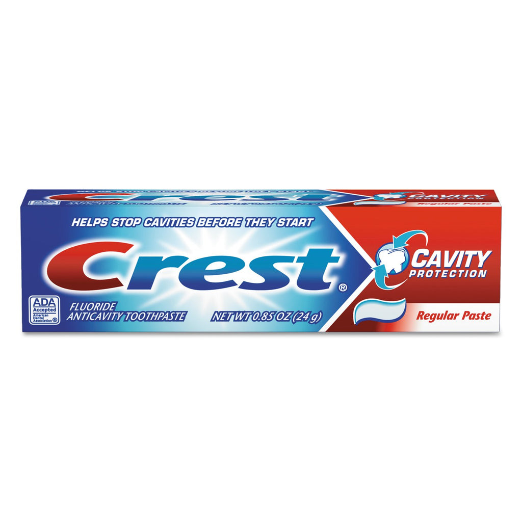 Crest 30501 Unflavored Toothpaste, Personal Size, 0.85oz Tube (Case of 240)