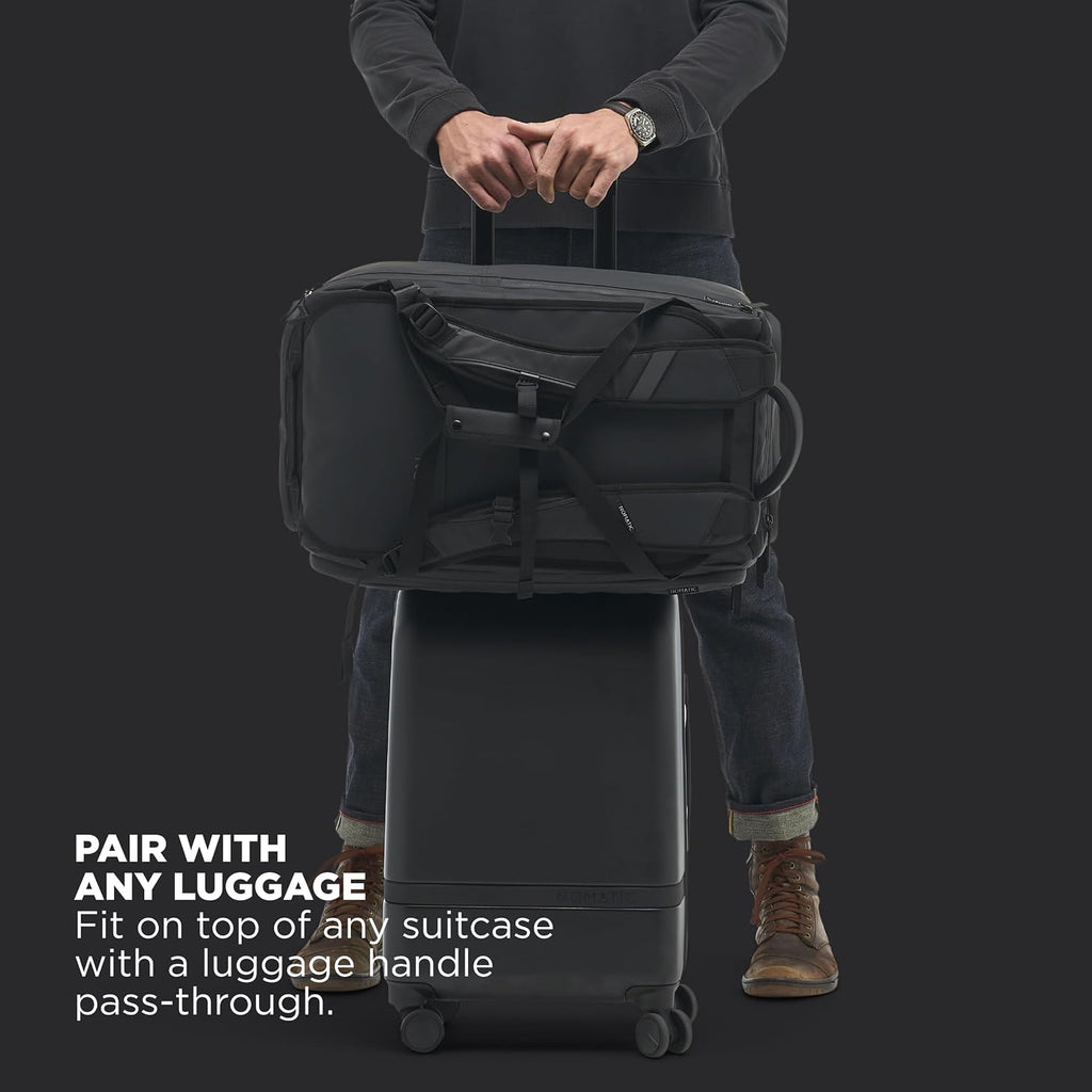 NOMATIC 40L Travel Bag- Convertible Duffel/Backpack, Carry-on Size, Everyday Use Laptop Bag, TSA Compliant