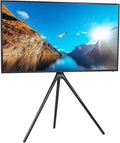 Universal TV Stand TV Stand for Bedroom Artistic Easel 45 to 65 Inch LED LCD Screen, Studio TV Display Stand, Adjustable TV Mount with Swivel and Tripod Base Universal Television Stands
