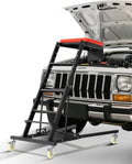 VEVOR Automotive Topside Creeper, 400 LBS Capacity High Creeper with 48' to 76' Adjustable Height, 4 Swivel Caster Wheels, Heavy Duty Automotive Engine Creeper, Ideal for Auto Repair and Maintenance