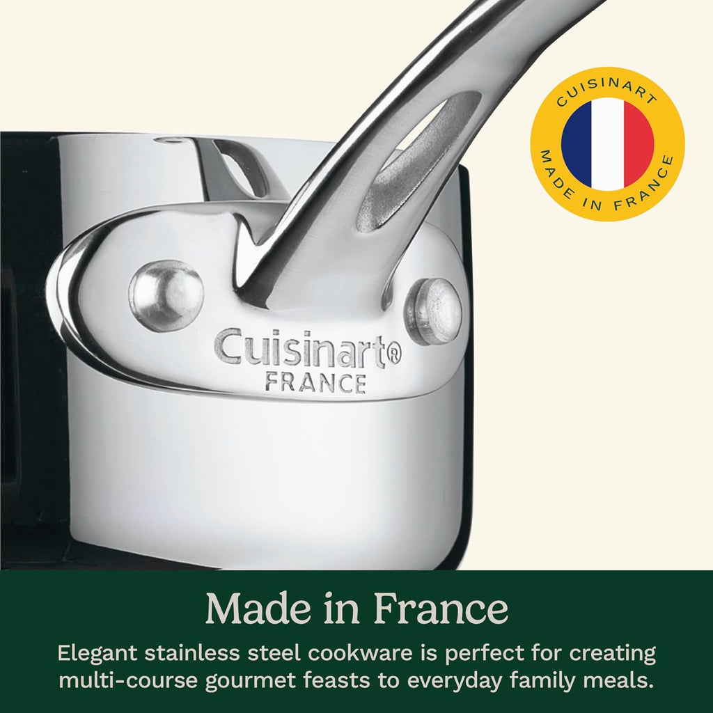 Cuisinart FCT-13 13-Piece Cookware Set French Classic Tri-Ply, Silver