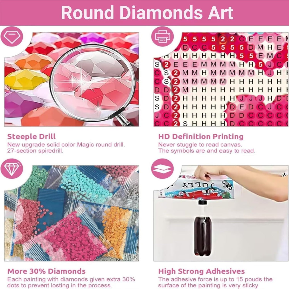 5D Diamond Art Kitchen Spices, Large Diamond Painting Kits for Adults, DIY Round Full Drill Kids Crystal Rhinestone Arts and Crafts Kits, Gem Art Painting for Home Room Decor Gifts 32 x 63Inch Z-214