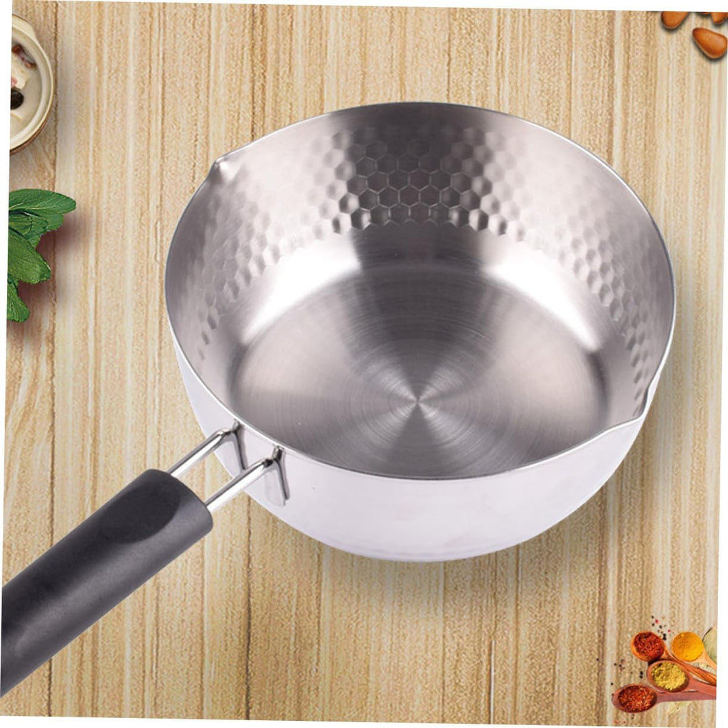 Snow Pan Japanese Yukihira Pan Milk Pan Sauce Pan Japanese Yukihira Pot Cooking Pot Pasta Noodles Pot Fried Milk Pot Boiling Pot Saucier Big Pot Stainless Steel Sauc Pot