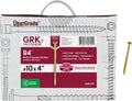 GRK Fasteners R4#10 x 4 Inch, Multi-Purpose Framing Screws, 1000 PCS, Rust Resistant Climatek Coating, Outdoor Fencing and Deck Screws, Fast Bite Tip, Star Drive Recess, Gold