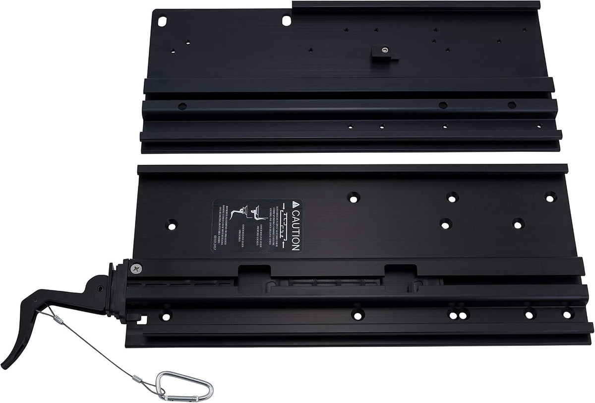 Motorguide 8M0095972 Universal Aluminum Quick-Release Bracket Kit for Electric Trolling Motors, Black Finish
