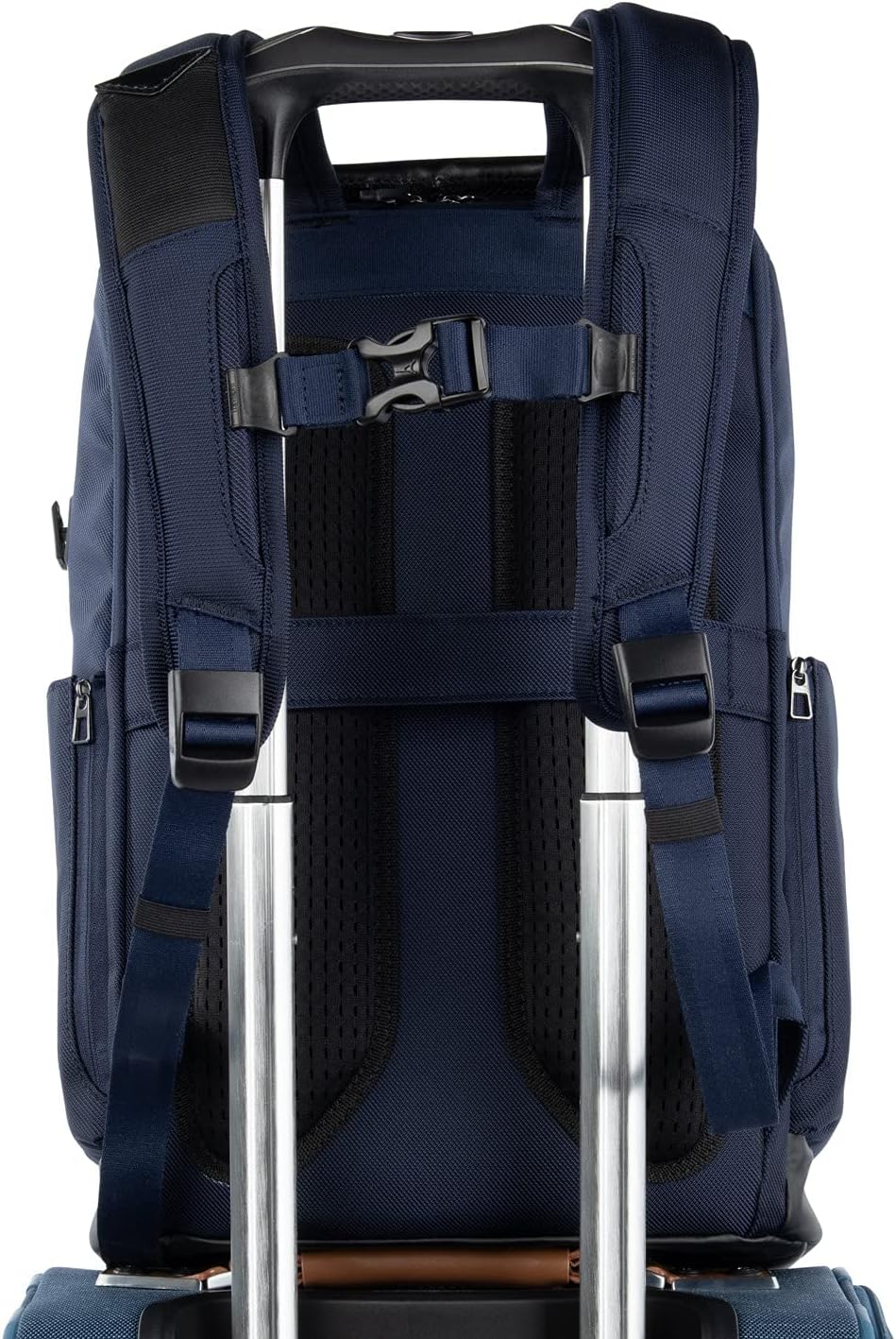 Travelpro Crew Executive Choice 3 Medium Top Load Backpack fits up to 15.6 Laptops and Tablets, USB A and C Ports, Men and Women, Patriot Blue