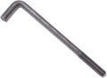 Hard to Find Fastener Hot Dip Galvanized Anchor Bolts, Sturdy Steel Anchors for Concrete, Cement, Asphalt in Construction, 1/2-13 x 18', Pack of 25
