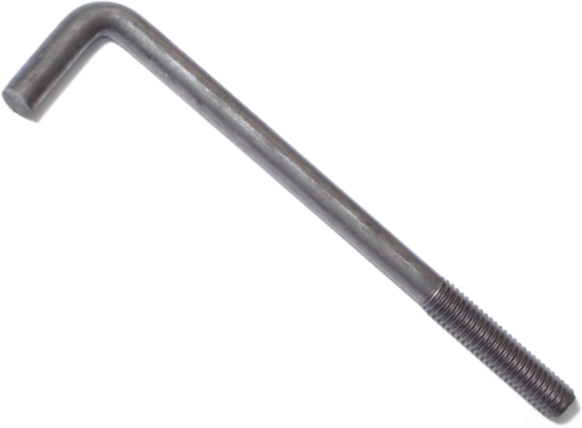 Hard to Find Fastener Hot Dip Galvanized Anchor Bolts, Sturdy Steel Anchors for Concrete, Cement, Asphalt in Construction, 1/2-13 x 18', Pack of 25