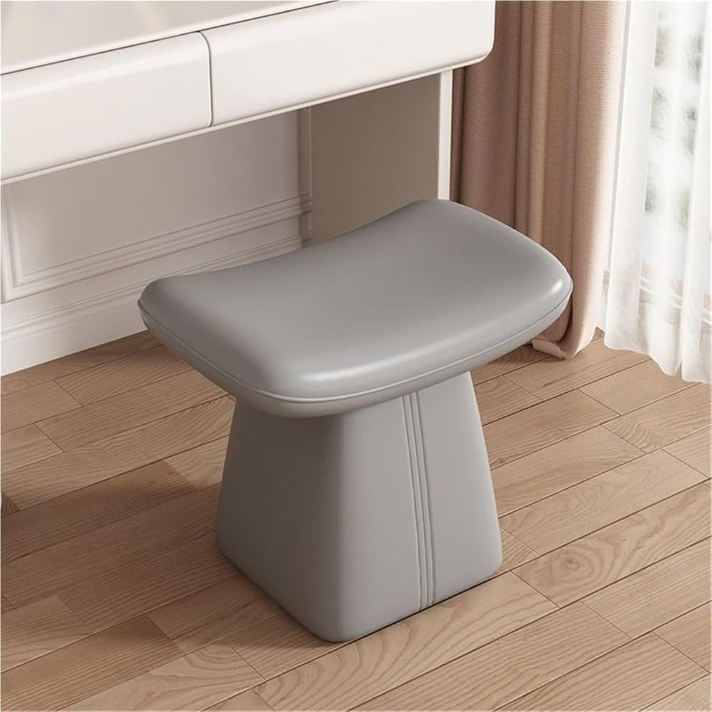 Footstool Comfortable Ottoman Stool Makeup Chair Vanity Stool Vanity Bench for Makeup Room Living Room,Ideal for Home