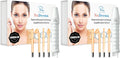 Pure Daily Care NuDerma Handheld Skin Therapy Wand Machine w/Neon – Anti-Aging - Skin Tightening - Wrinkle Reducing - Dark Circles – Clarifying - Hair & Scalp Stimulator (Pack of 2)