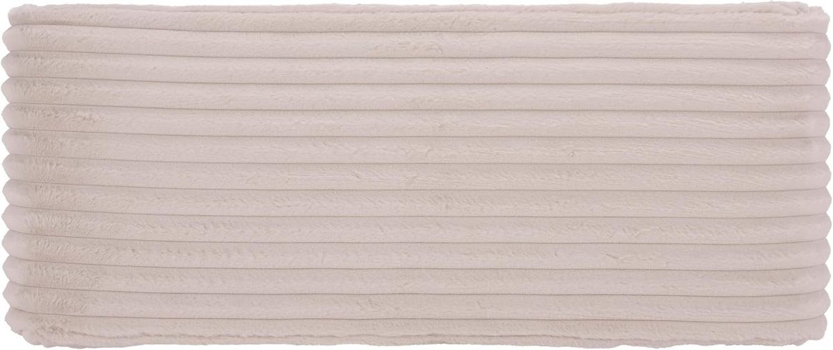 SAFAVIEH Home Collection - Arihana Curved Waterfall Bench, Beige Upholstered Seating (BCH6405A)