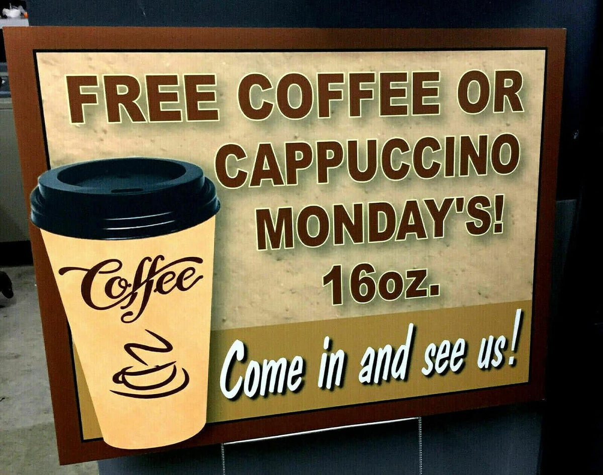 50 Pack Custom Printed Yard Signs 18x24 Full Color Custom Design 2 Sided Corrugated Plastic Metal H-Stakes Optional