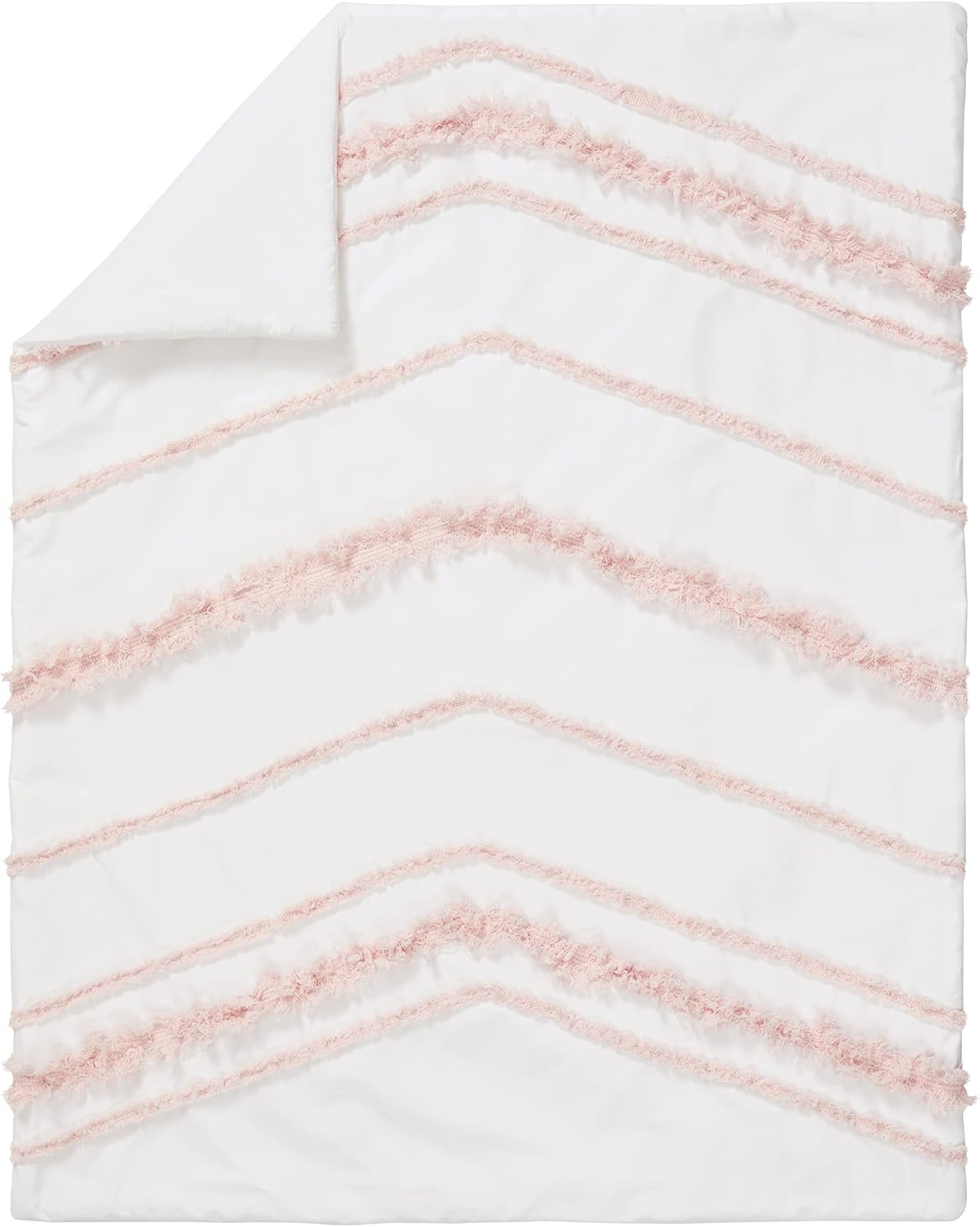 Sweet Jojo Designs Boho Bohemian Girl Baby Crib Bedding Set Infant Nursery Room BreathableBaby Breathable Mesh Crib Liner 6p Blush Pink White Farmhouse Shabby Chic Designer Modern Geometric Arrow Tuft