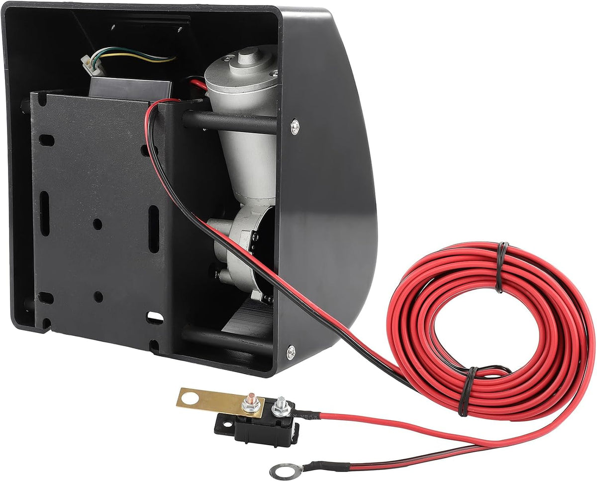 Includes Anchor Roller 25 lb Capacity 100 ft Braided Anchor Rope Electric Boat Anchor Winch for Saltwater Boats 12V Wireless Remote Control Suitable for 20 Foot Boats and Trailers