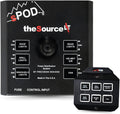 sPOD SourceLT Mini 6 Accessory Controller with Steering Wheel Mount Kit for 2022+ Polaris RZR Pro R, 2020+ Pro XP, 2025 Pro S, & 2020-24' Turbo R UTV - USA 5-Year Warranty