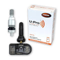 Set of 12 PREMA U-Pro Hybrid NFC TPMS Sensors with Rubber Snap in and Aluminum Clamp in Valve Stems | Universal for Any Vehicle | Programs with Free Smart Phone App! | Manufactured by Hamaton