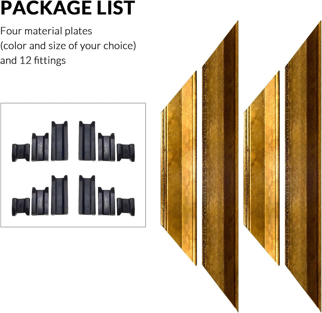 28x32 Antique Gold DIY Painting Frame, Large Ornate Oil Painting Decorative Picture Frame, Hand-Polished Paste Foil, Suitable For European Retro, Baroque Decoration Style(Only Frame)