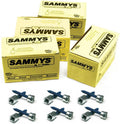 Everflow Sammys 8061957-100 SWC 20 3/8 Inch Screw Horizontally Threaded Rod Anchor Designed for Concrete Structure, Steel with Zinc Finish, Blue Delta Seal, Prevent Snapping (Pack of 100)