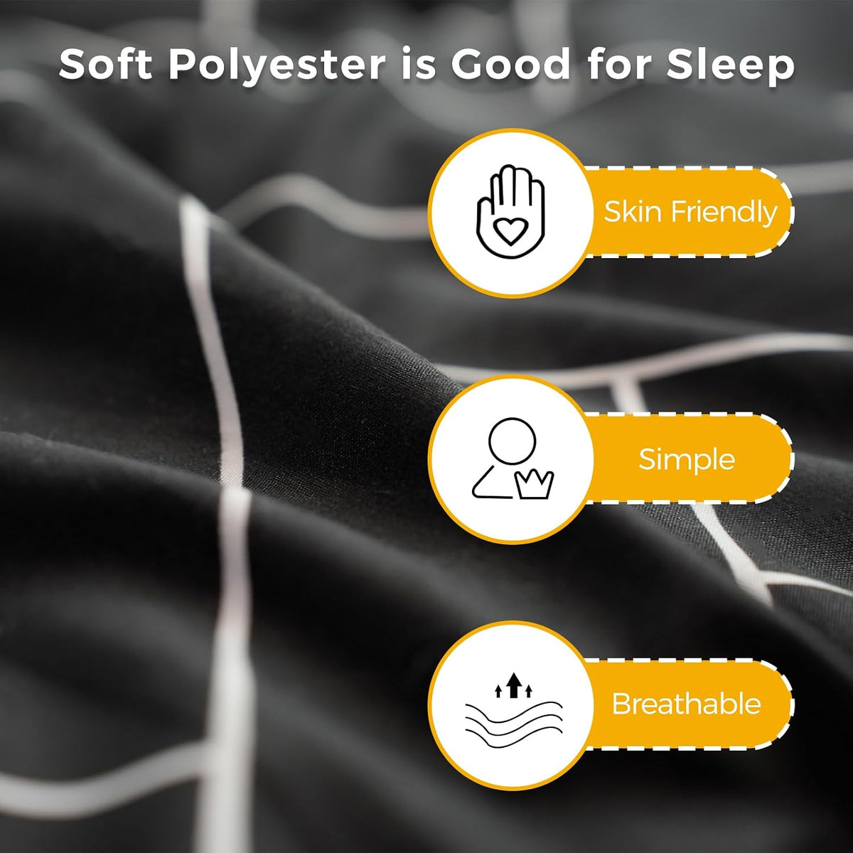MAXYOYO Black Geometric Pattern Futon Mattress, Japanese Floor Mattress Quilted Mattress Topper, Extra Thick Folding Sleeping Pad Breathable Floor Lounger Guest Couch for Camping, Queen