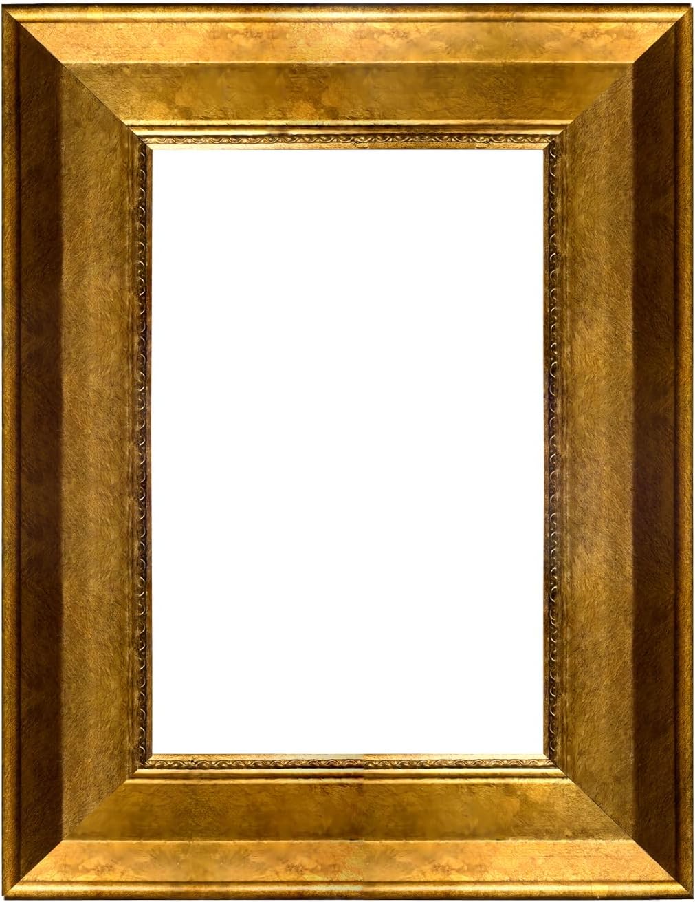 28x32 Antique Gold DIY Painting Frame, Large Ornate Oil Painting Decorative Picture Frame, Hand-Polished Paste Foil, Suitable For European Retro, Baroque Decoration Style(Only Frame)