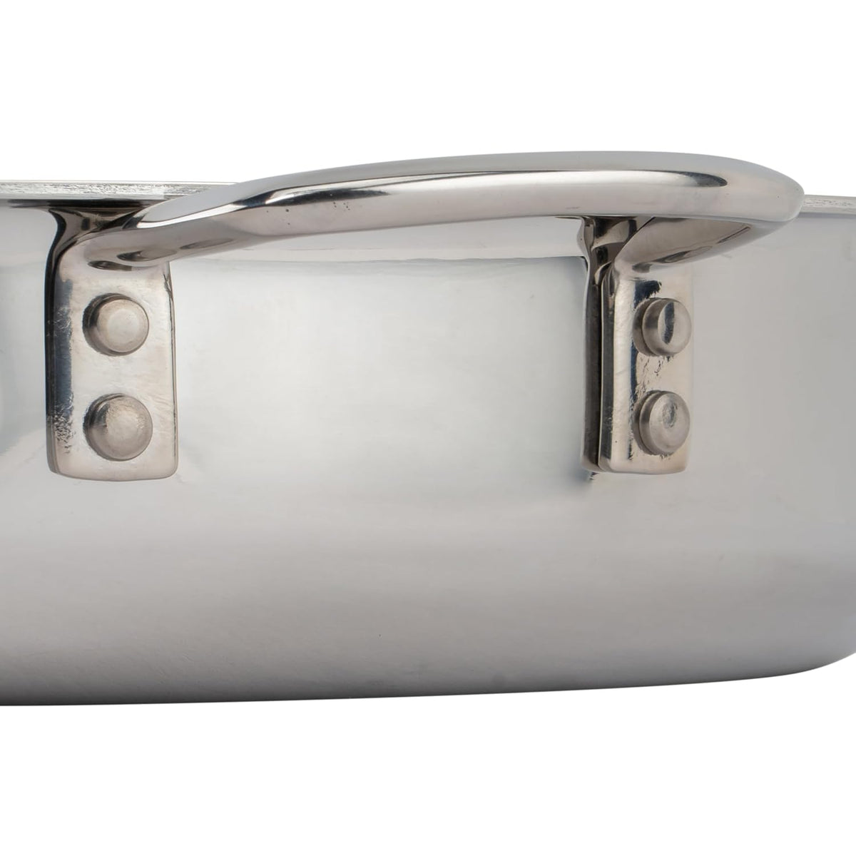 WINCO Tri-Ply Saute Pan, Silver