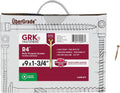 GRK Fasteners R4#9 x 1-3/4 Inch, Multi-Purpose Framing Screws, 4500 PCS, Rust Resistant Climatek Coating, Outdoor Fencing and Deck Screws, Fast Bite Tip, Star Drive Recess, Gold