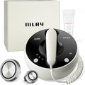 MLAY Professional RF Beauty Machine, Radio Frequency Face Machine with 2 Probes, at Home Radio Frequency Skin Tightening for Lifting, Wrinkle Reducing, Anti Aging - Salon Effects（Gel Included）