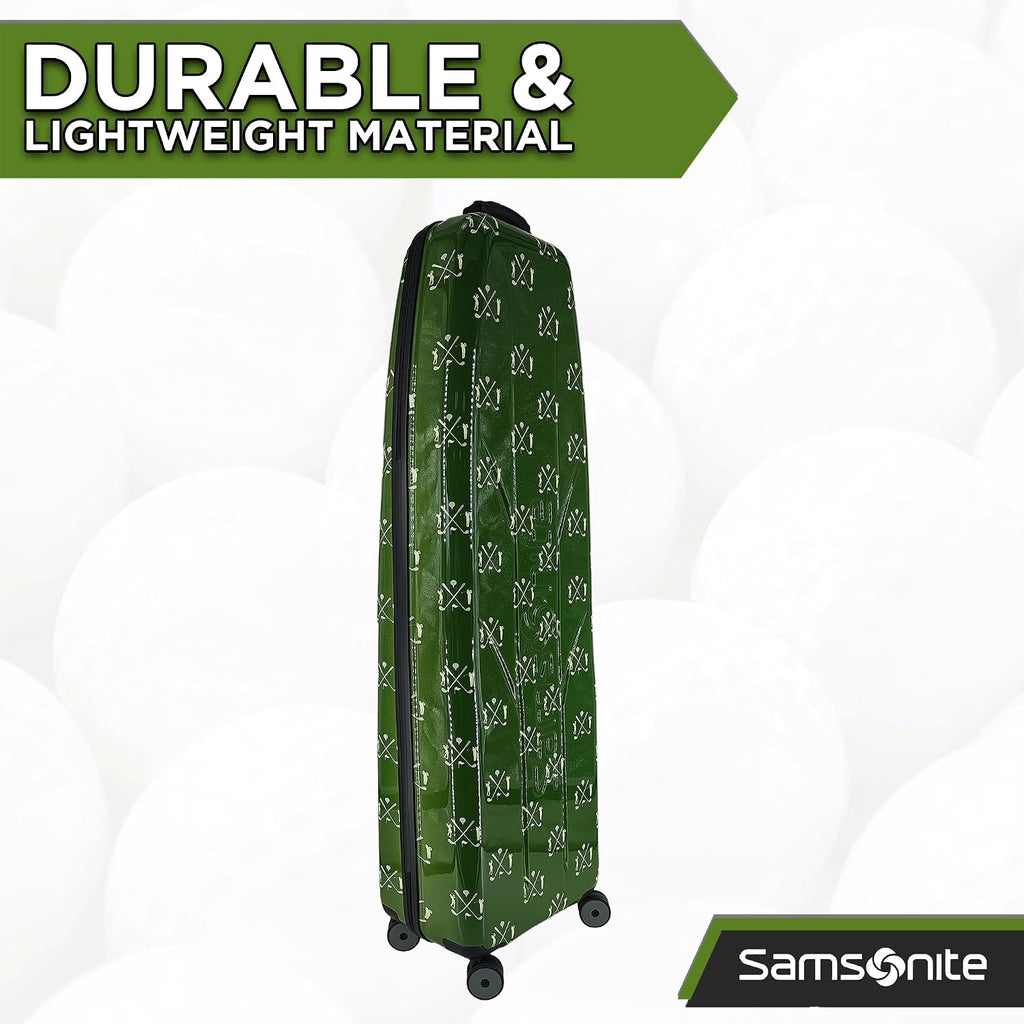 Samsonite Tour Deluxe Golf Hard Case Golf Travel Bag, Lightweight & Durable ABS Shell, 360 Degree Multi-Directional Wheels