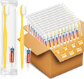 Disposable Toothbrushes with Toothpaste 1000 Pack, Travel Size Toothbrush and Toothpaste Set, Bulk Tooth Brush Tooth Paste Kit, Individually Wrapped Travel Toiletries for Homeless, Hotel