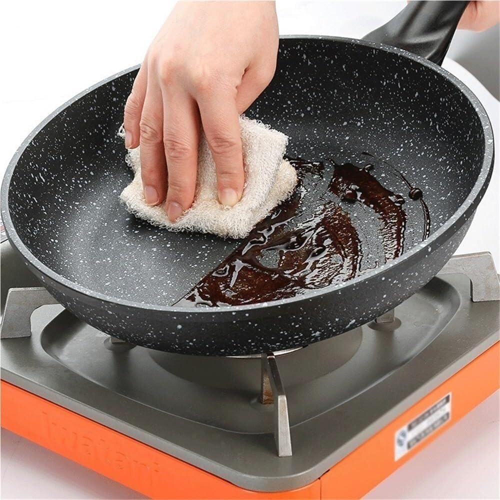 Non-Stick Frying Pan, Stone Skillet for Gas & Induction Cookers, Omelette, Steak, Egg, and Sauciers, Oven Safe, Dishwasher Safe
