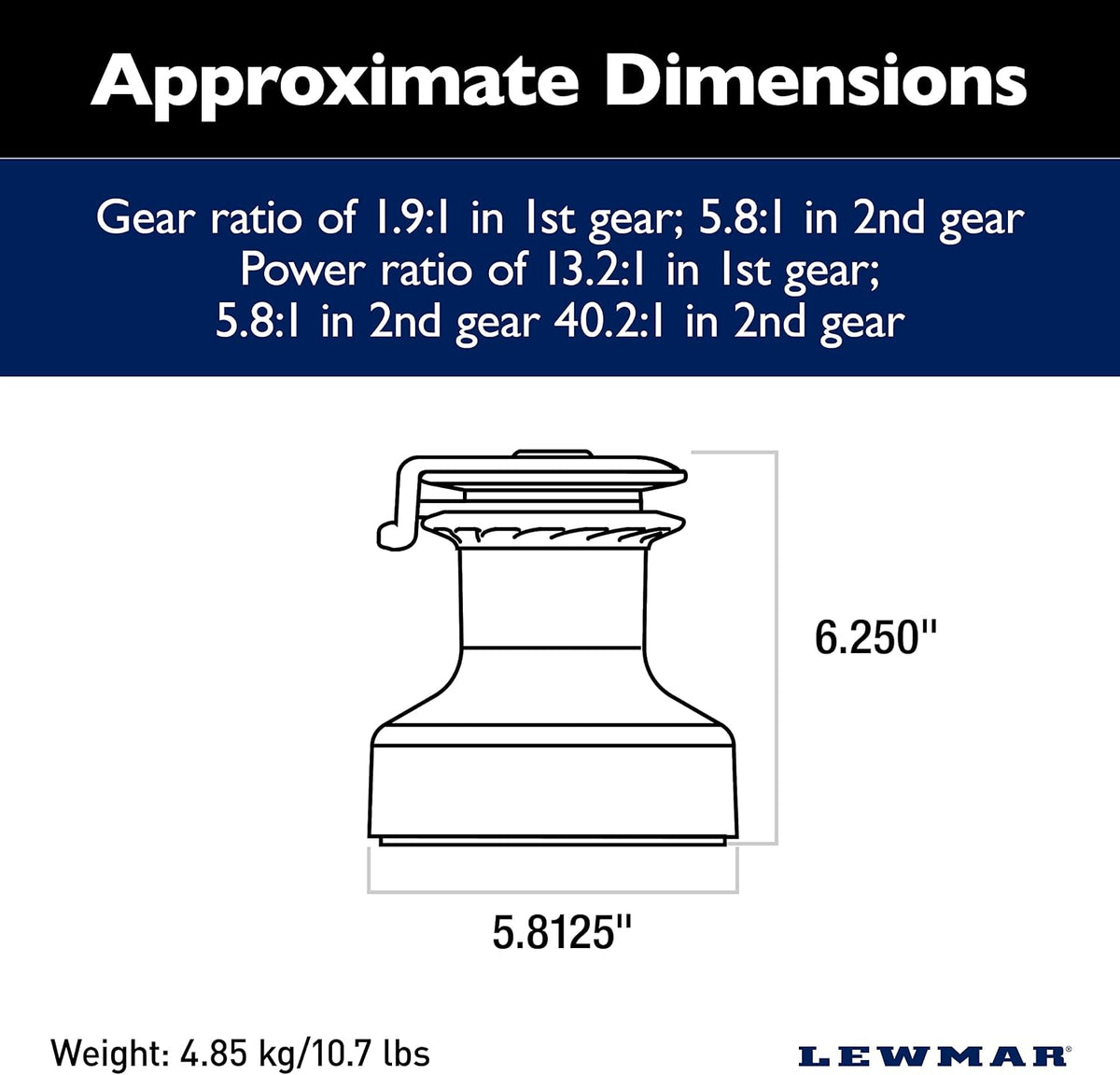 Lewmar 40ST