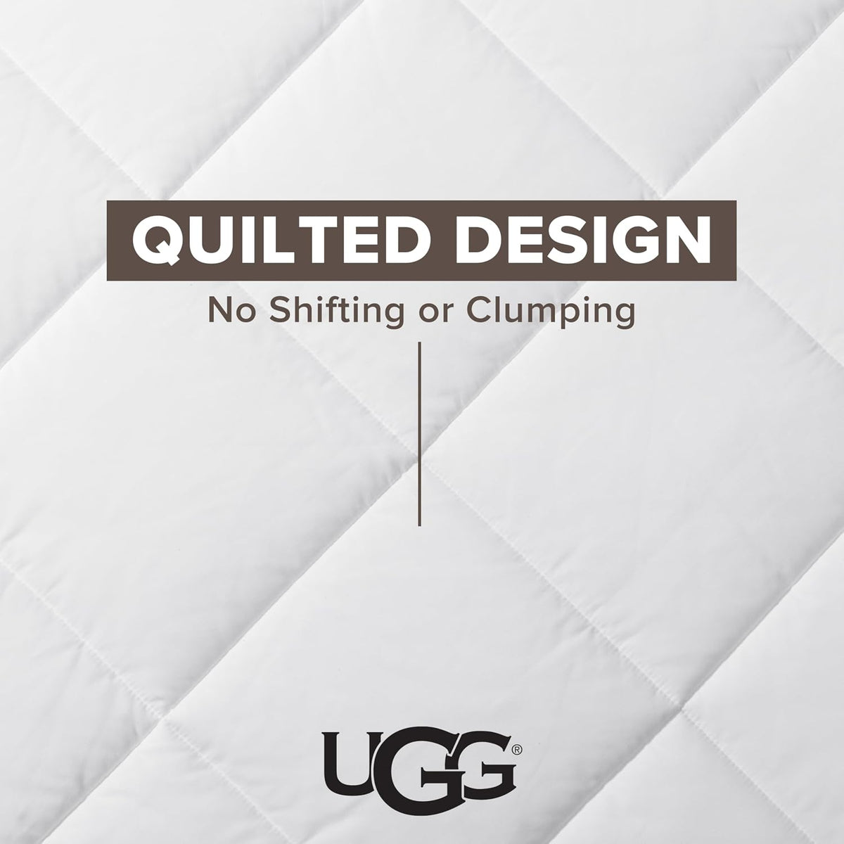 UGG Danielle Full/Queen Comforter Duvet Insert Cooling Lightweight Down Alternative Hypoallergenic Washable Quilted Fluffy Comforter Blanket with Corner Tabs for Duvet Cover, Full/Queen, Bright White