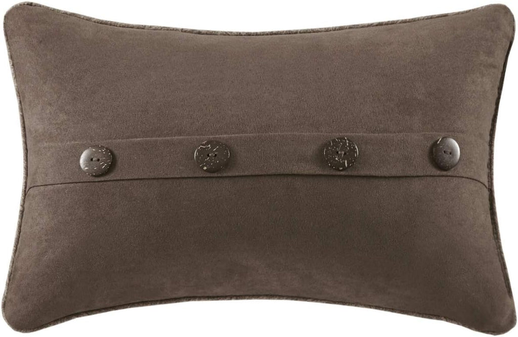 Madison Park Daybed Cover Set - Trendy Design, All Season Luxury Bedding with Bedskirt, Matching Shams, Decorative Pillow, Diamond Quilted Faux Suede Reversible Brown 75'x39' 6 Piece