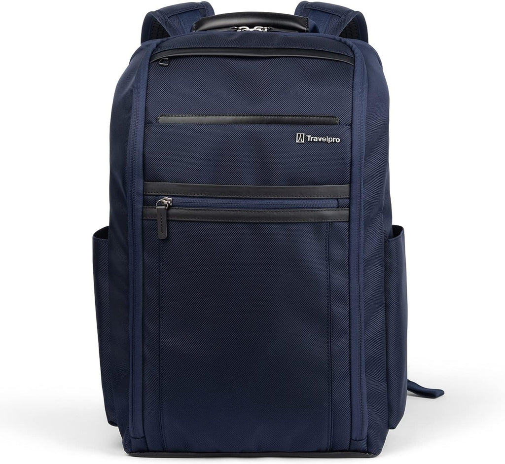 Travelpro Crew Executive Choice 3 Slim Backpack fits up to 15.6' Laptops and Tablets, Men and Women, Water-Resistant, Patriot Blue