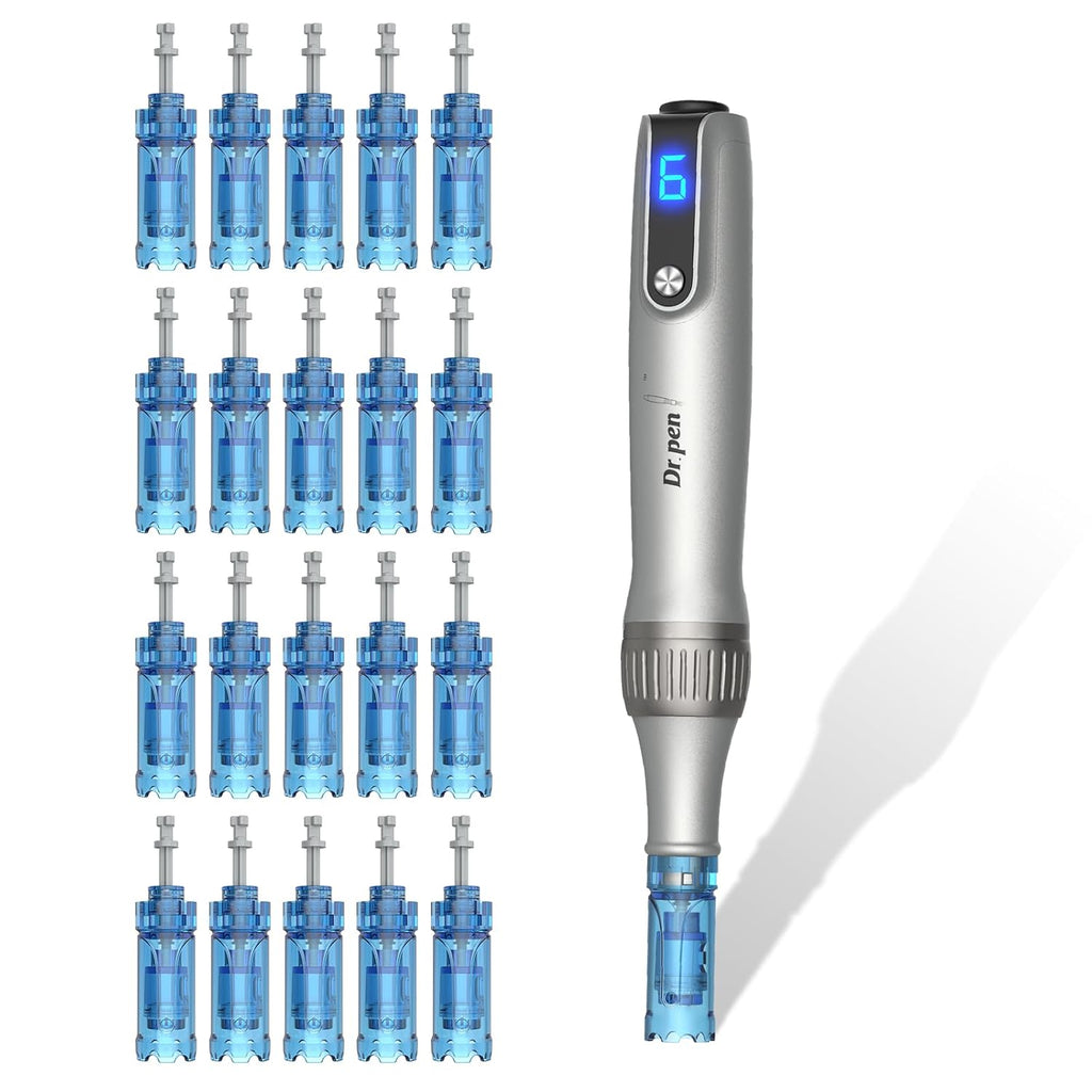Microneedle Roller Pen for Home Use - Microneeding Derma Roller Pen for Women Men - Micro Needle Roller Pen for Skin Tools-0.24MM