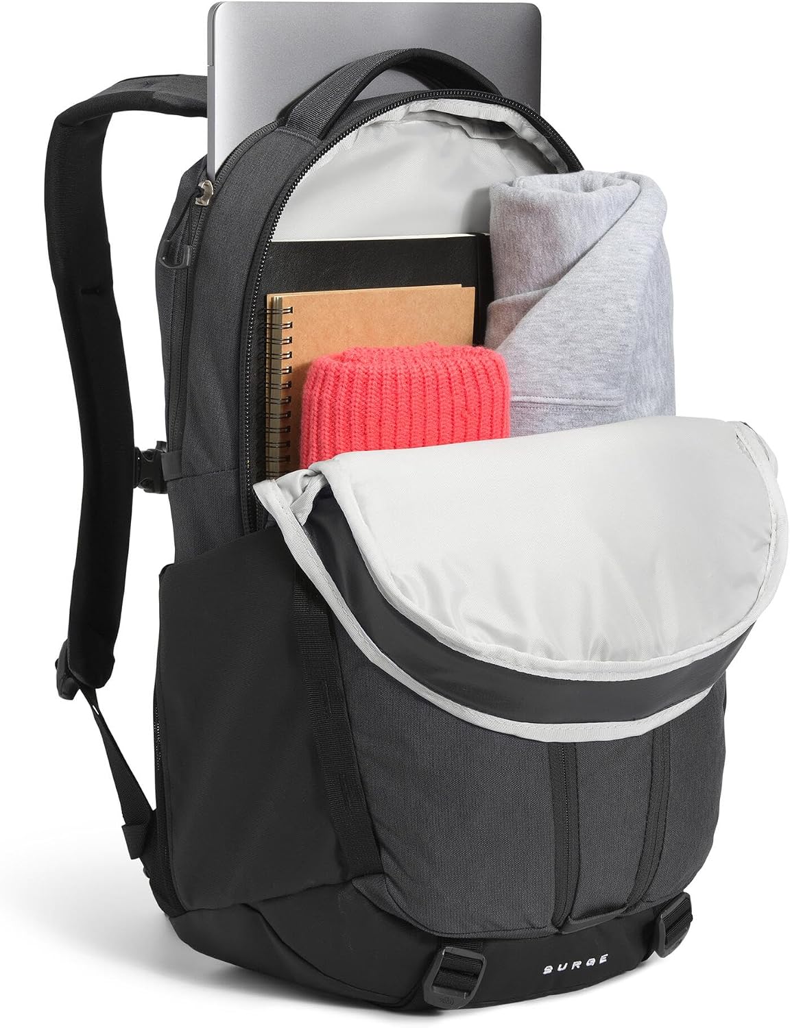 THE NORTH FACE Surge Commuter Laptop Backpack | Daypack With Water Repellent Finish, 16' Laptop Sleeve, Reflective Details