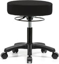 Perch Life Height Adjustable Stool | Desk Height 18-23' | Black Vinyl