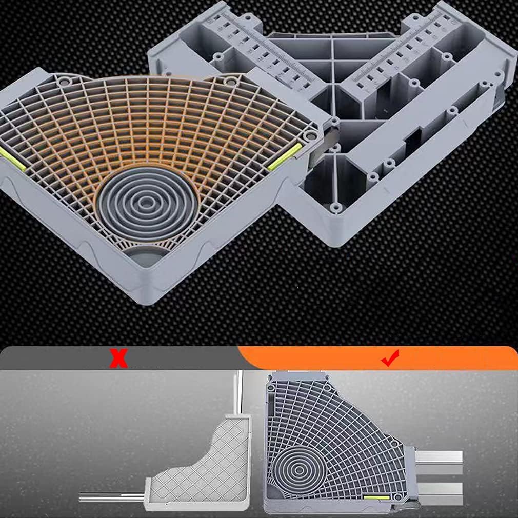 Adjustable Washing Machine Base Multi-Functional Ajustable Base Stand Washing Machine Stand Length 50-75cm Dryer Stand Universal Base Fridge Stand Height 29-32cm for cookers d