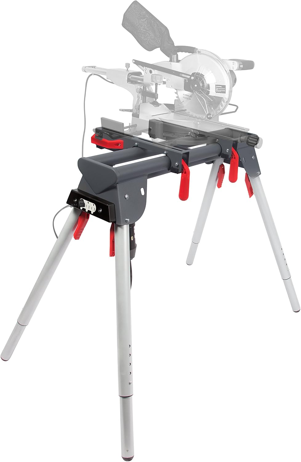 Universal Workstation, Universal Mount, Durable Steel Construction, Portable, Adjustable Height, Built-In GFCI Outlet, Supports 330 lbs.