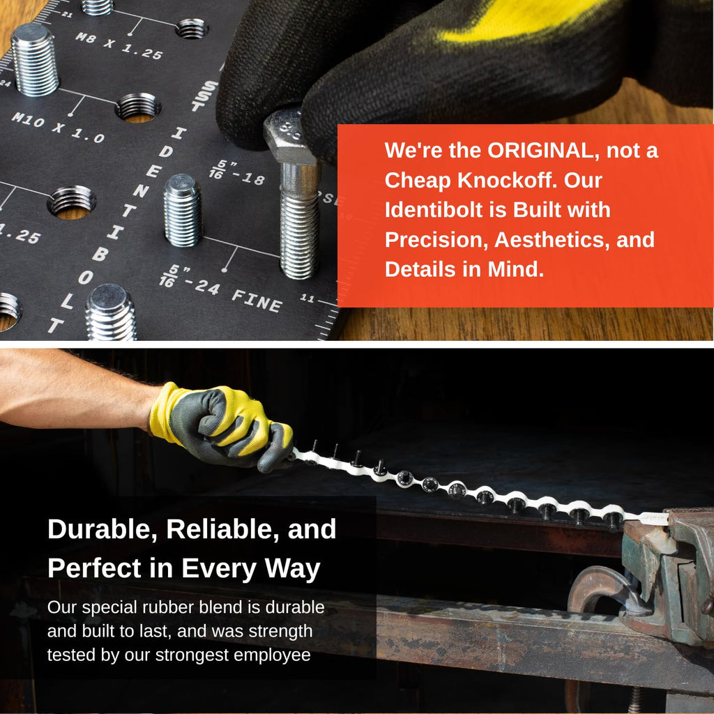 SST - Identibolt Bundle - Identibolt PRO & Original - Complete Thread Checker Set for Nuts & Bolts - Imperial SAE & Metric Threads - 48 Sizes Total - from #6 to 1' & 4mm to 14mm - Tight Tolerance