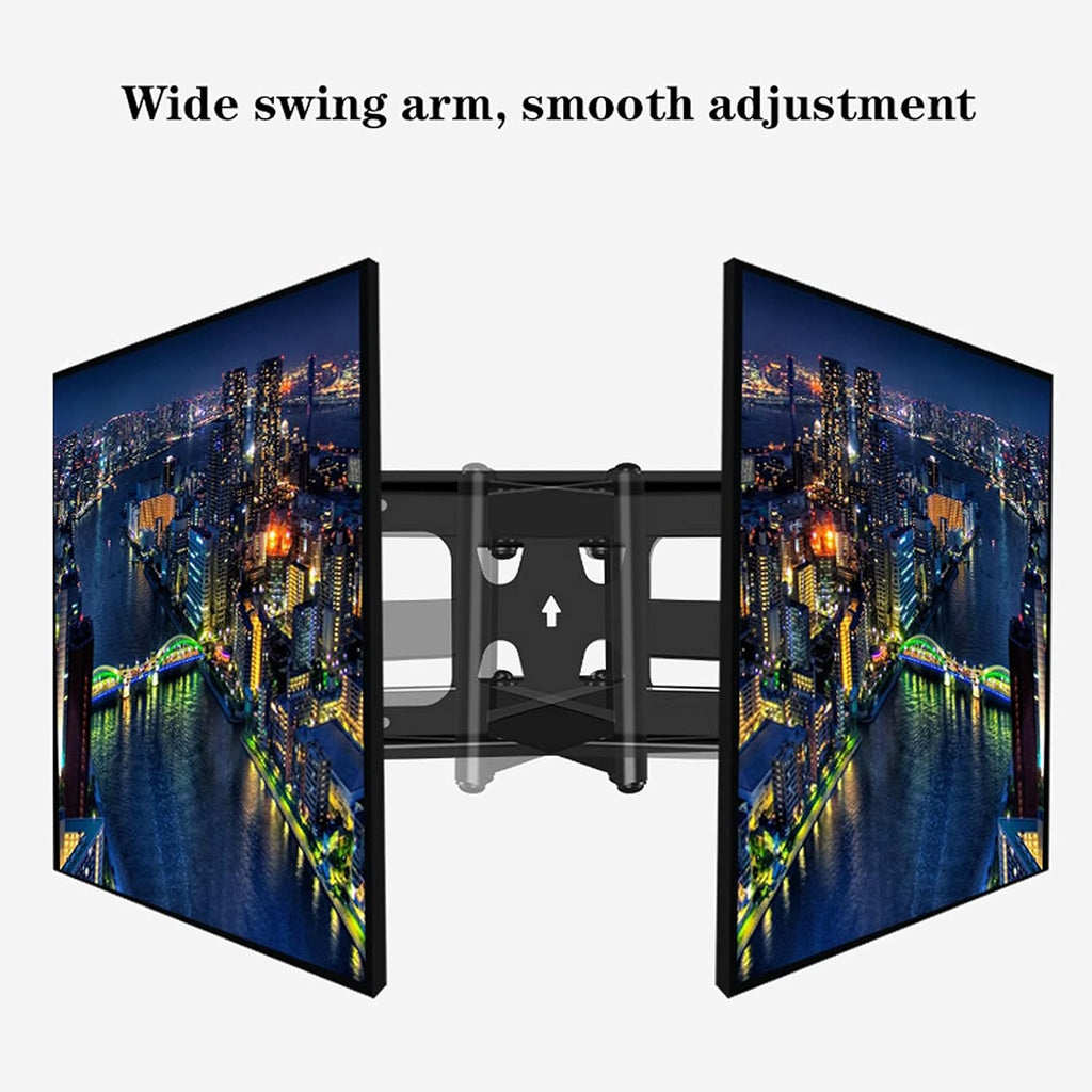 Universal TV Stand TV Stand Base Full Motion TV Wall Mount Bracket Universal Articulating Arms Swivels Tilts Extension Rotation TV Mount for Most 50'-85' LED LCD Flat Screen TVs Tv Stand Mount