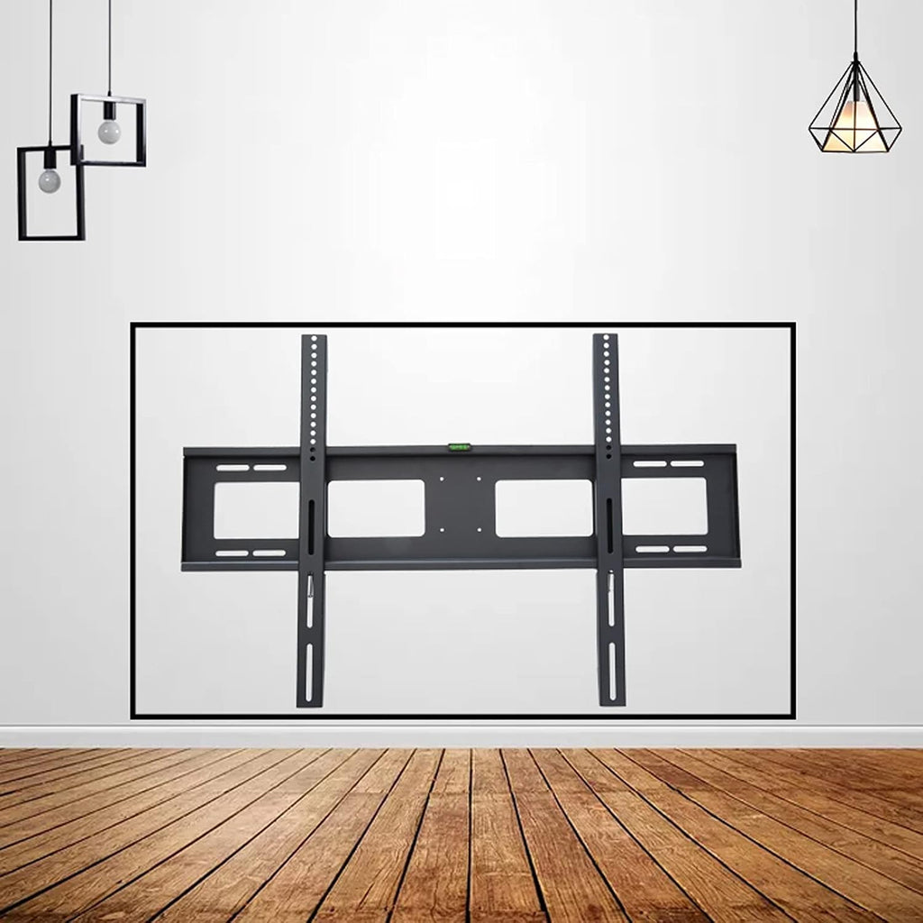Universal Tv Stand Tv Stand Base Fixed Tv Wall Mount Bracket Wall-Mounted Tv Stand with Spirit Level and Anti-Drop Baffle Suitable for Most 60-100 Inch Tvs Up T,
