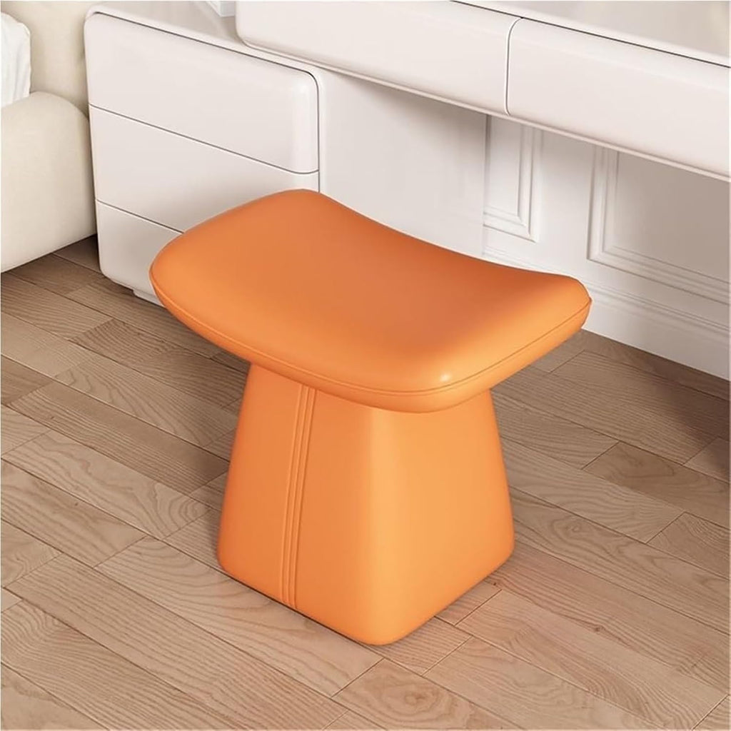Footstool Comfortable Ottoman Stool Makeup Chair Vanity Stool Vanity Bench for Makeup Room Living Room,Living Room