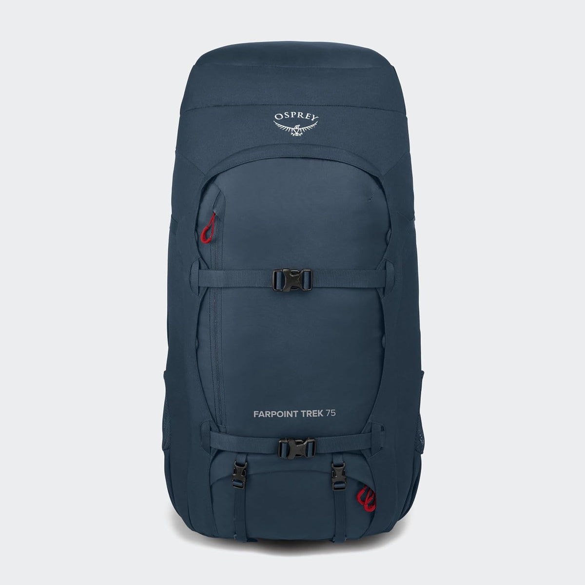 Osprey Farpoint Trek 75L Men's Travel Backpack, Muted Space Blue