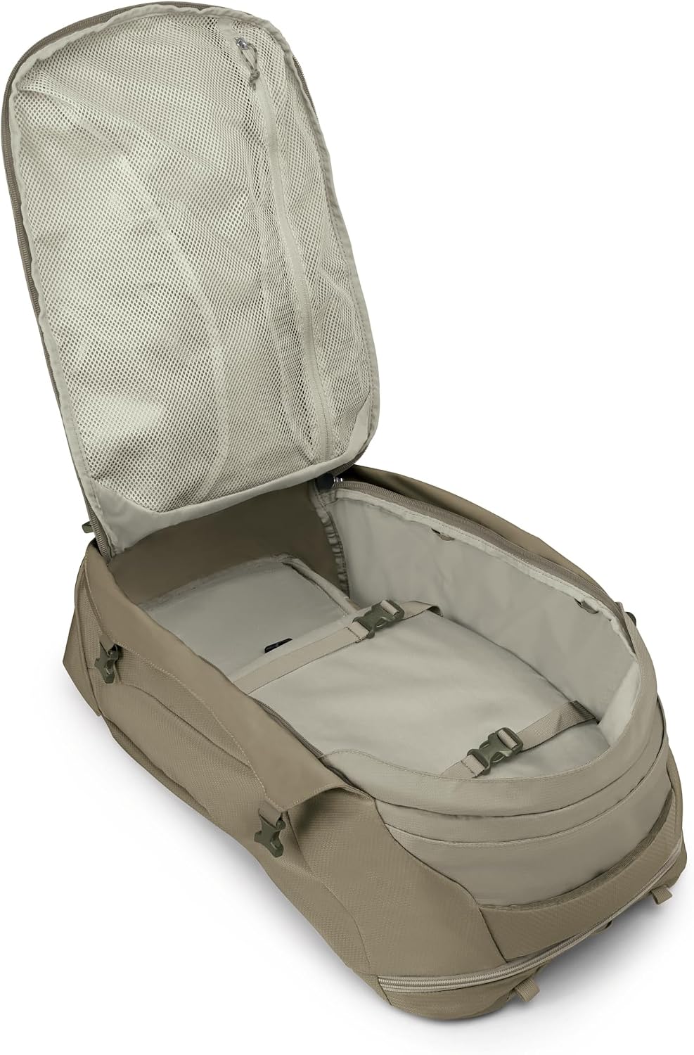 Osprey Farpoint 40L Men's Travel Backpack - Carry On Bag with Laptop Sleeve and Toiletry Pocket, Sawdust