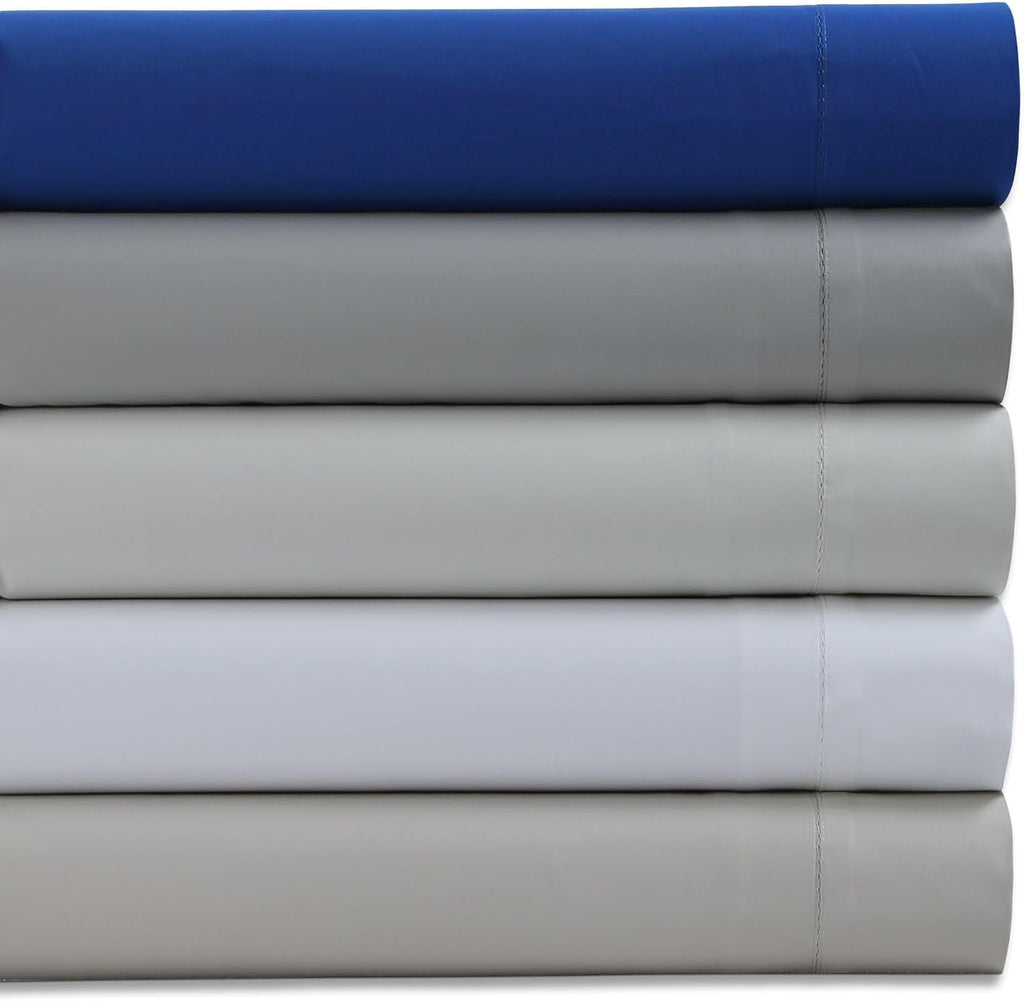 Tribeca Living 1000 Thread Count Egyptian Cotton Sheets Queen Size - Silky Smooth Sateen Weave for Luxurious Sleep - 22 Inch Deep Pocket 4-Piece Set in Ivory